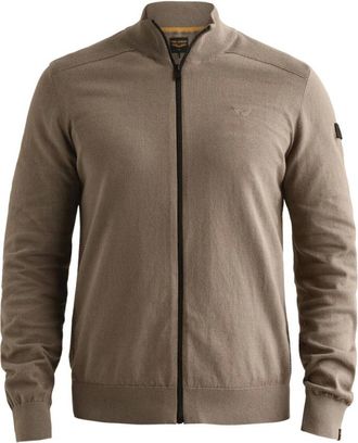 PME Legend Zip Jacket Cotton - Heren - Truien - Beige - Maat: 2XL Katoen