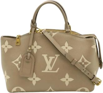 Louis Vuitton Pre-owned Monogram Canvas Schoudertas - Dames - Vintage Handtas - Beige - ONE Size - Vintage