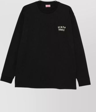 Kenzo boke heart long sleeve cotton t-shirt