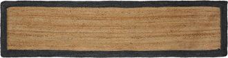 vidaXL Alfombra De &Aacute;rea Gris Oscuro 60 X 200 Cm Yute Vidaxl