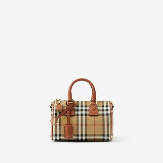 Burberry Mini Check Bowling Bag