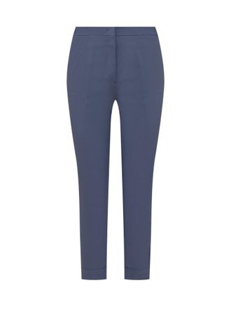 Etro Blue Slim Flat Front Pants