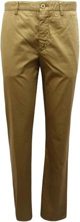 Etro Slim Fit Groene Broek - Heren - Chinos - Groen - S - Katoen - Broeken