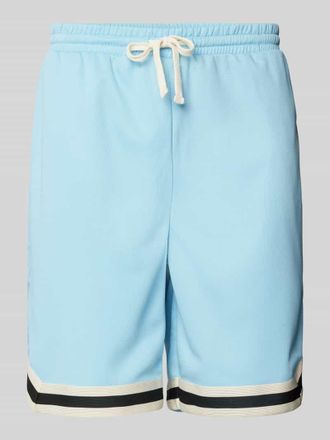 Redefined Rebel Regular Fit Meshshorts mit Kontraststreifen Modell COLLIN in Hellblau, Gr&ouml;&szlig;e M