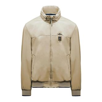 Aeronautica Aeronautica Militare, Bomber Jackets, male, Beige, Size: 2XL Sailor Jacket Ab3050Uct04290