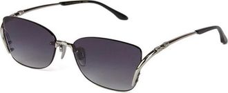 Ana Hickmann Metalen Zonnebril - Dames - Zonnebrillen - Zwart - 60 MM - Accessoires