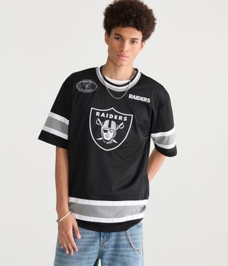 A&eacute;ropostale Las Vegas Raiders Football Mesh Top