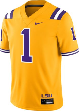 Nike LSU Tigers Nike Mens Dri-FIT College Game Jersey in Yellow | CLEVGRJNC2FLSU-LS2