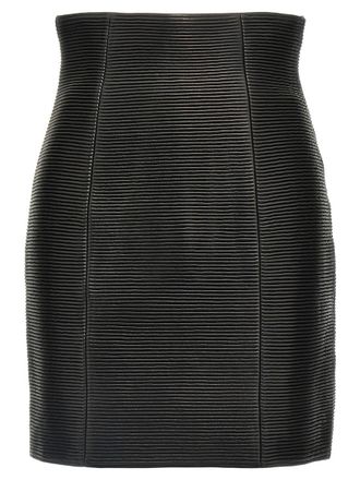 Balmain Hw Rolled Skirt