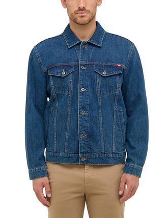 Mustang Jeansjacke MUSTANG Style Dallas Jacket, Herren, Gr. XXL, schwarz stone, Denim/Jeans, Obermaterial: 100% Baumwolle, unifarben, regular fit normal, Mans