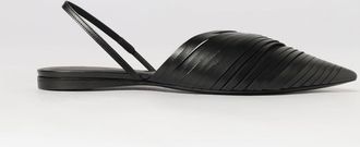 Emporio Armani Ballerina slingback in pelle taglio laser