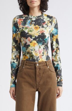 Stine Goya Echoes in Flowers Long Sleeve Top at Nordstrom, Size X-Large/xx-Large