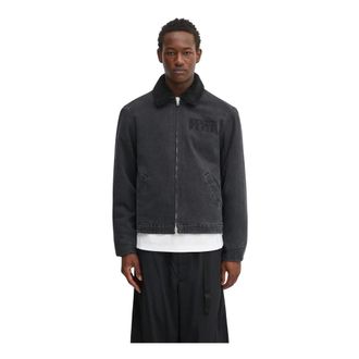 Kenzo Heren, Jassen, Zwart, Maat: L Denim