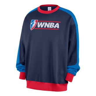 Nike WNBA 30th Fleece Crew Midnight Navy Action Red Light Photo Blue White IF4410-410