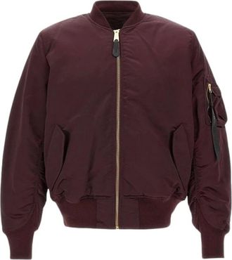Alpha Industries Hombre, Chaquetas, Rojo, Talla: L