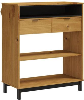 vidaXL Mesa alta de bar FLAM madera maciza de pino 92x45x110 cm vidaXL