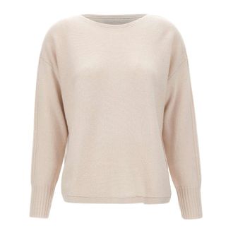 Elena Miro Dames, Truien, Wit, Maat: M Wol