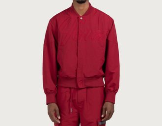 Honor The Gift Mens Nylon Bomber In Plum