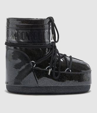 Moon Boot Moon Boot Icon Low Glitter Black