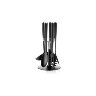 Guzzini Juego De 5 Cucharones Antiadherentes Con Base