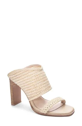 42 Gold Linx Straw Sandal in Natural at Nordstrom, Size 11