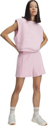 Under Armour Dames/Dames Fleece Shorts (Roze)