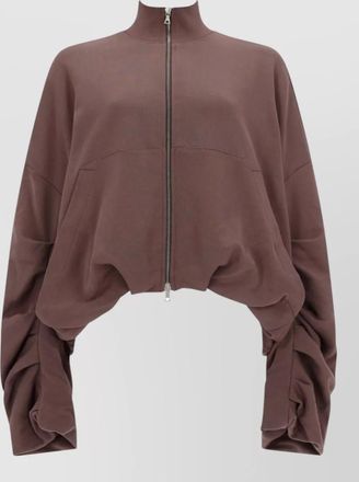 Dries Van Noten haqua jacket dropped shoulders high collar