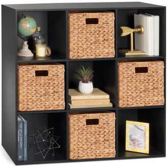 Best Choice Products 9-Cube Storage Organizer, 11in Shelf Opening, Bookcase w/ 3 Removable Back Panels