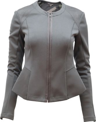 Theory Womens Jondi Blazer in Black Windsurf - Size Small