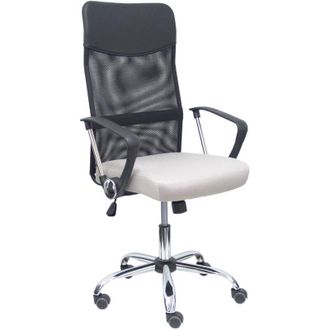 Piqueras y Crespo Silla Gontar Respaldo Malla Negro Asiento Gris Claro