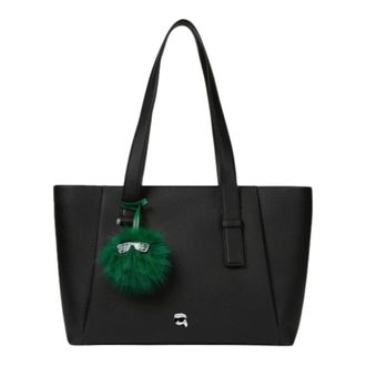 Karl Lagerfeld Bolso Tote Ikon Pebble - Bags - Mujer - Negro - ONE SIZE