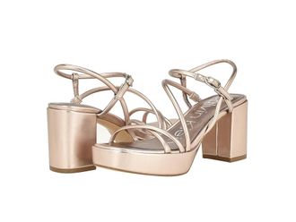 Calvin Klein Lilana Womens Sandals Metallic Taupe : 8.5 M, Synthetic
