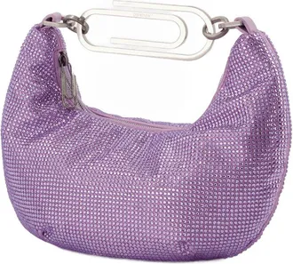 Off-white Womens Binder Clip 20 Top Handle Bag Purple Others