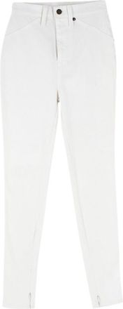 Rodarte White High Waisted Skinny Fit Jeans Size XXS