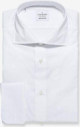 Giampaolo Lang&auml;rmeliges Hemd aus Baumwolle mit italienischem Kragen