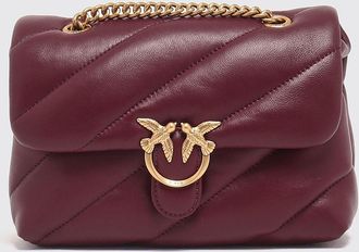 Pinko Mini borsa a spalla Classic Love Bag Puff in nappa matelass&eacute; con logo