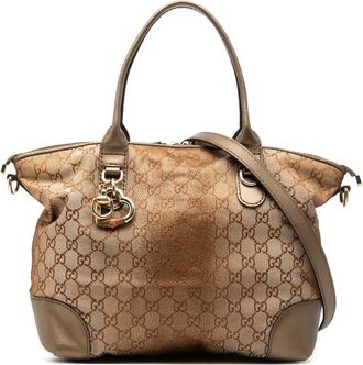 Gucci Pre-owned Gucci GG Lurex Heart Bit Satchel Ladies 9W5I28EV560EU09G