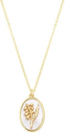 Set & Stones Katrina Birth Flower Necklace in Gold /May at Nordstrom