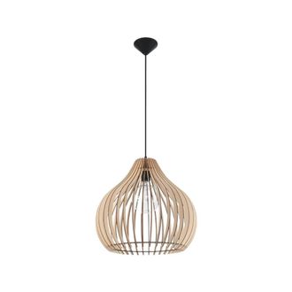 Sollux Lighting L&aacute;mpara de techo madera natural madera alt. 110 cm