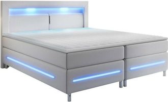 Mirjan24 Mobilier1 - Cama Continental Nashville 109, Blando 10, Continental, Doble, 180x200, Cuero Ecol&oacute;gico, Somieres, 180x210x115cm, Led