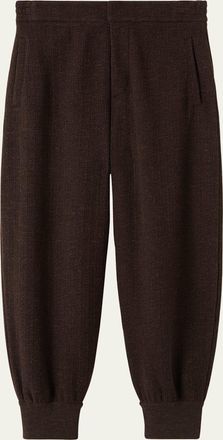 Loro Piana Mens Cellina Mouline Boucle Pants