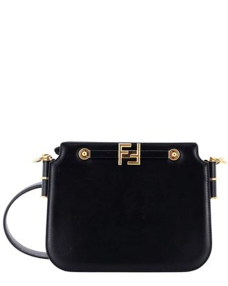 Fendi Fendi Black Leather Touch Shoulder Bag (Authentic Pre-Loved)