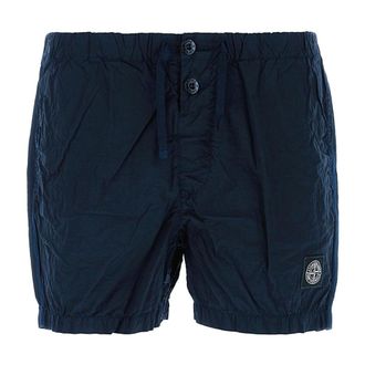 Stone Island Badmode, Heren, Blauw, S, Nylon, Costume