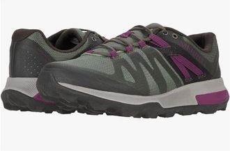 Merrell Womens Zion Fst Waterproof Shoe In Olive/mulberry