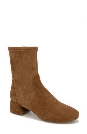 Gentle Souls Emily Zip Bootie in Cognac Suede at Nordstrom, Size 9.5