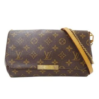 Louis Vuitton Pre-owned Favorite MM Schoudertas - Dames - Pre-owned - Bruin - Maat: ONE Size