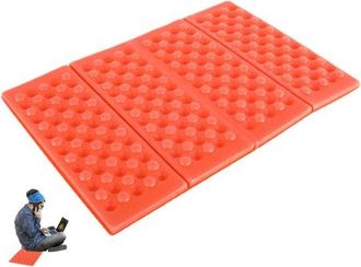 OEM Coj&iacute;n Para Silla De Camping - Alfombrilla Para Asiento De Exterior - Asientos De Exterior - Impermeable Y Duradero - 38,5 Cm X 27,5 Cm - Naranja