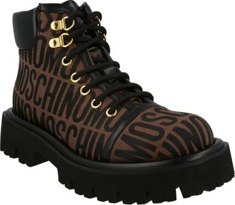 ショートブーツ・ブーティ MOSCHINO COUTURE Woman Flat ankle boots Black MA21903G1HM28 Moschino Flat Ankle Boots In Black - 10% Off | Editorialist