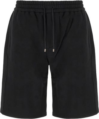 Saint Laurent Cassandre Bermuda Shorts - Heren - Korte Broeken - Zwart - XL - Katoen - Korte Broeken