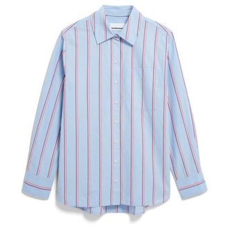 Armedangels Stripe Loose Shirt Blouse Bluse f&uuml;r Damen | blau